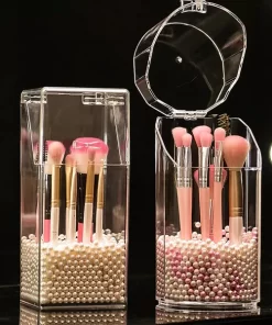 Acrylic Pearl Make-up Brush Holder