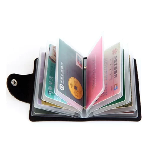 12 Grid Portable ID Card And Credit Card Holder