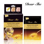 Dear She Gold Collagen Peel Of Mask 10 Pieces Box