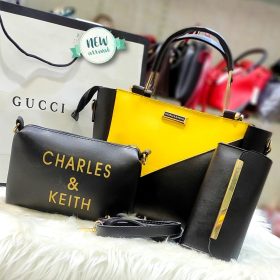 Charles & Keth Multi 3 Pcs Hand Bag Set for Girls