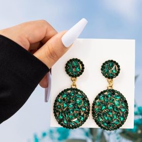 Oval Teardrop Earrings pair