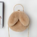 New Plush Rabbit Ears Furry Crossbody Bags For Womens - Image 5