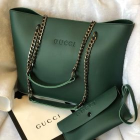 AAA Quality Gucci 2 piece set with black beautiful chain