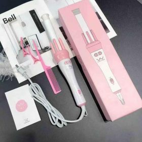 Pink Roller-Curler 360 Rotating