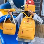 4 Pcs High Quality Imported Bag pack Set - Image 2