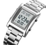 Skmei 1815 Arabic Islamic Qibla Jam Tangan Saat Wrist Watch Al Fajr Harameen Azan Muslim Prayers Reloj Digital Watch - Image 9