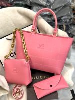 High Quality Gucci 3 pcs handbag ? with Beautiful chain ⛓️ - Image 4