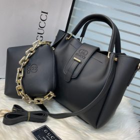 Gucci High Quality 2 Piece Set With Cloud Pouch Chain And Long Wallet