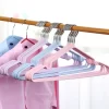 10pcs Nonslip Metal Clothes Hanger