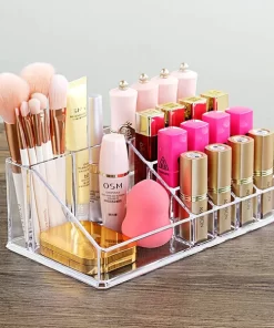 Desktop Acrylic Lipstick Organiser
