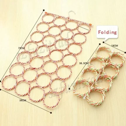 28 Ring Scarf & Shawl Hanger