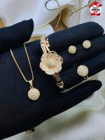 New Delicat Fancy Zircon Combo 4pcs Gold Plated - Image 3