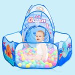 Portable 3 In 1 Tunnel Baby Playhouse - Image 6