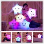 LED Star Plush Pillow