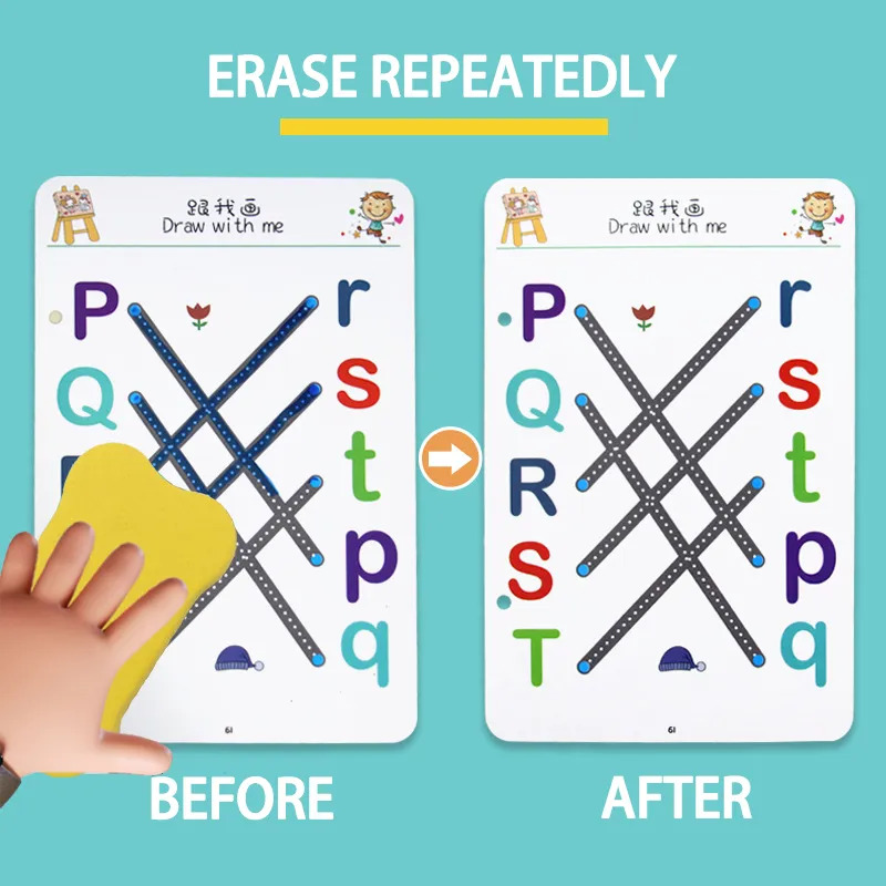 Reusable Tracing Workbook For Kids 64 Pages - Image 7