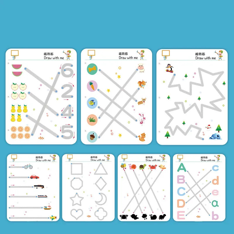 Reusable Tracing Workbook For Kids 64 Pages - Image 5