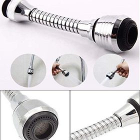 Flexible 360 Sink Faucet Sprayer Adapter Filter