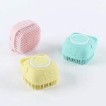 Silicone Body Scrub Sponges With Soap Dispenser Bath Brush - Image 6