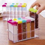 Spice Shaker Jar With Tray 6 Pcs Set - Image 4
