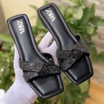 Zara Mach Knotted Flat Slipper