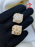 Beautiful Gold plated fancy Bridal Zircon Ring 4 Girls - Image 3