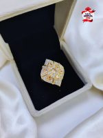 Beautiful Gold plated fancy Bridal Zircon Ring 4 Girls - Image 2