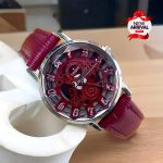NEW SKELETON DIAL  LADIES STRAP WATCH - Image 4