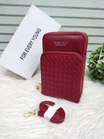 3 Zipper Hand Clutch + Cross Body