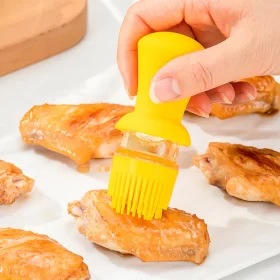 2 in 1 Glass Oil Dispenser with Brush