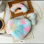 imported heart-shaped women crossbody bag/Long chain ladies shoulder bag - Image 9