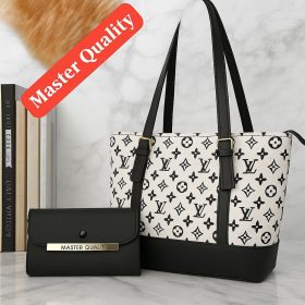 Lv High Quality Tote Bag 2 Pc Set With Wallet