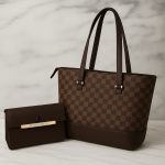 Lv High Quality Tote Bag With Clutch Wallet - Image 6