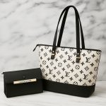 Lv High Quality Tote Bag With Clutch Wallet - Image 5