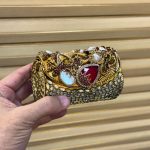 New Stylish Kundan Clutch - Image 4