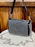 Rhinestone Diamonds pu leather shoulder handbags for girls - Image 3