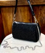 Rhinestone Diamonds pu leather shoulder handbags for girls - Image 4