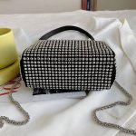 Rhinestone Diamonds pu leather shoulder handbags for girls - Image 5