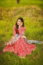 ANEELA’S Unstitch Replica LAWN Suit With CHIFFON dupatta - Image 6