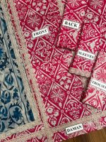 ANEELA’S Unstitch Replica LAWN Suit With CHIFFON dupatta - Image 2