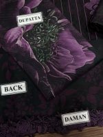 IZNIK Unstitch Replica airjet lawn with chiffon dupatta - Image 4