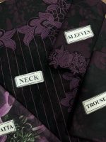 IZNIK Unstitch Replica airjet lawn with chiffon dupatta - Image 2