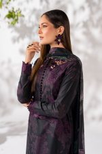 IZNIK Unstitch Replica airjet lawn with chiffon dupatta - Image 3