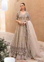 MARIA-B Unstitch Replica  FABRIC Organza Suit