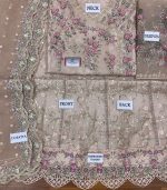 MARIA-B Unstitch Replica  FABRIC Organza Suit - Image 5