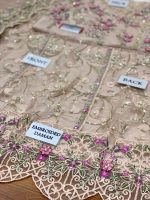 MARIA-B Unstitch Replica  FABRIC Organza Suit - Image 2