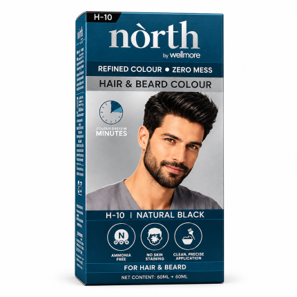 North Mens Hair Color Black